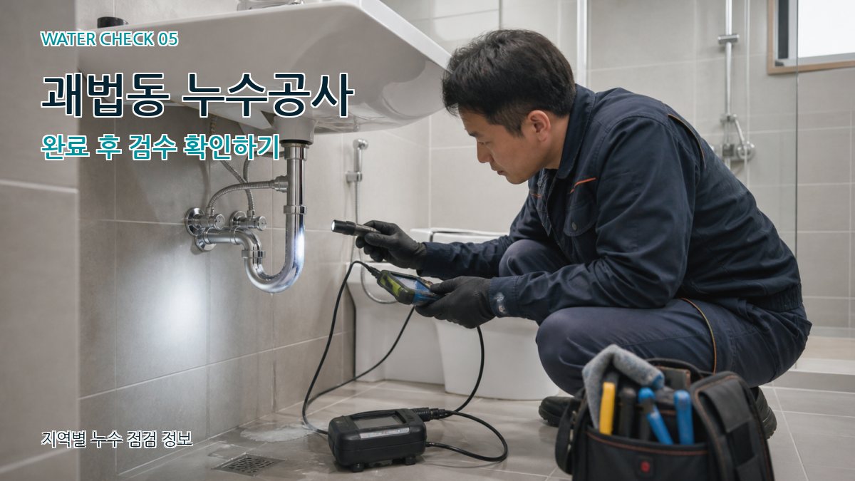 괘법동 누수공사 누수탐지 이미지