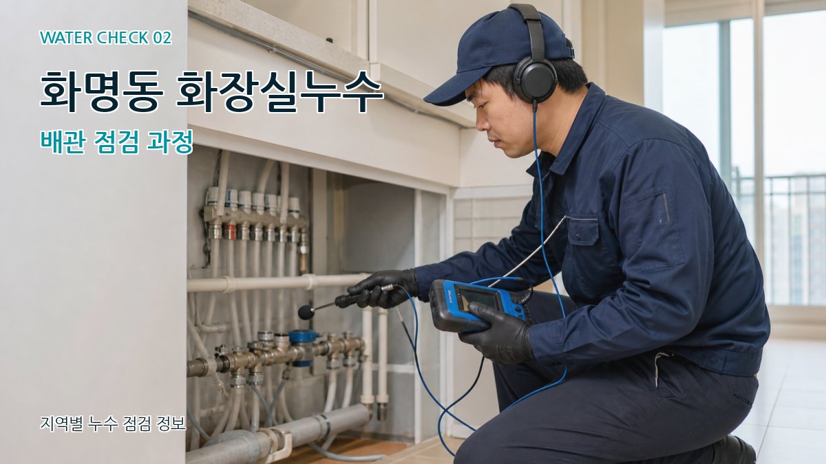 화명동 화장실누수 누수탐지 이미지