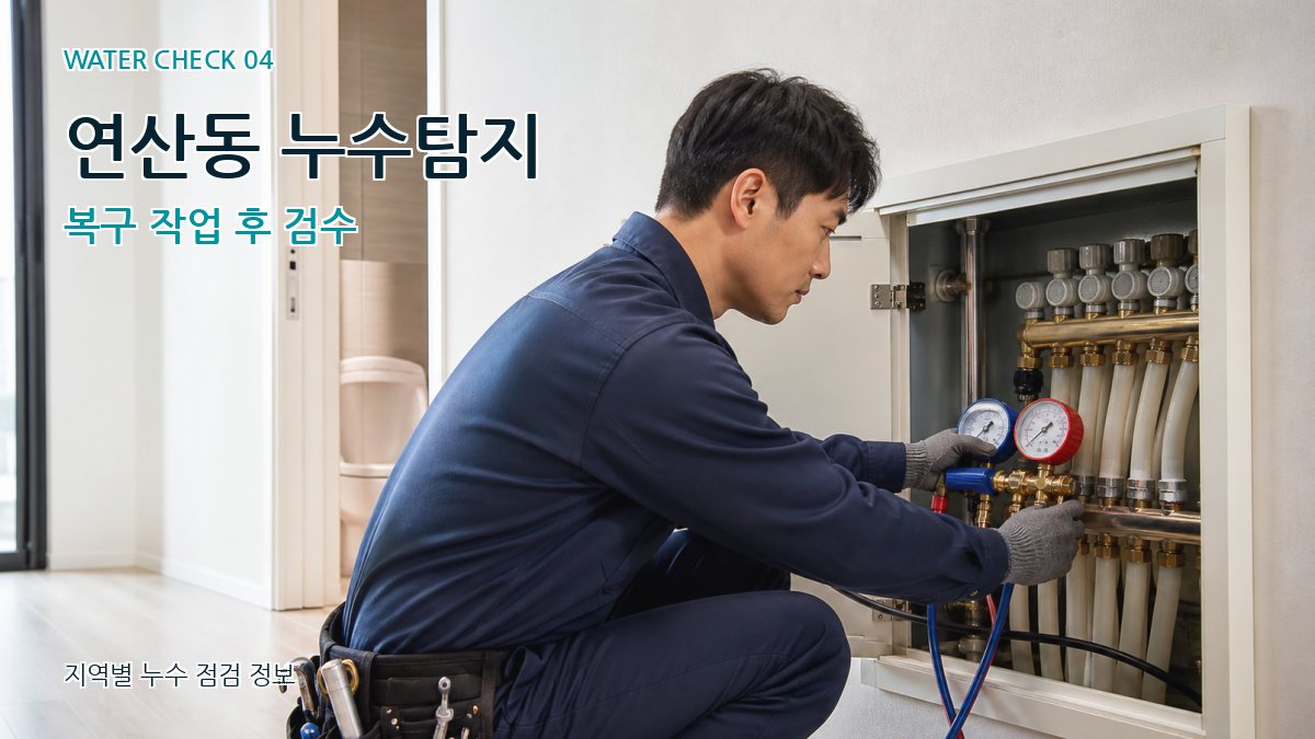 연산동 누수탐지 누수탐지 이미지