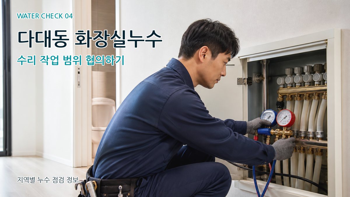 다대동 누수탐지 누수탐지 이미지