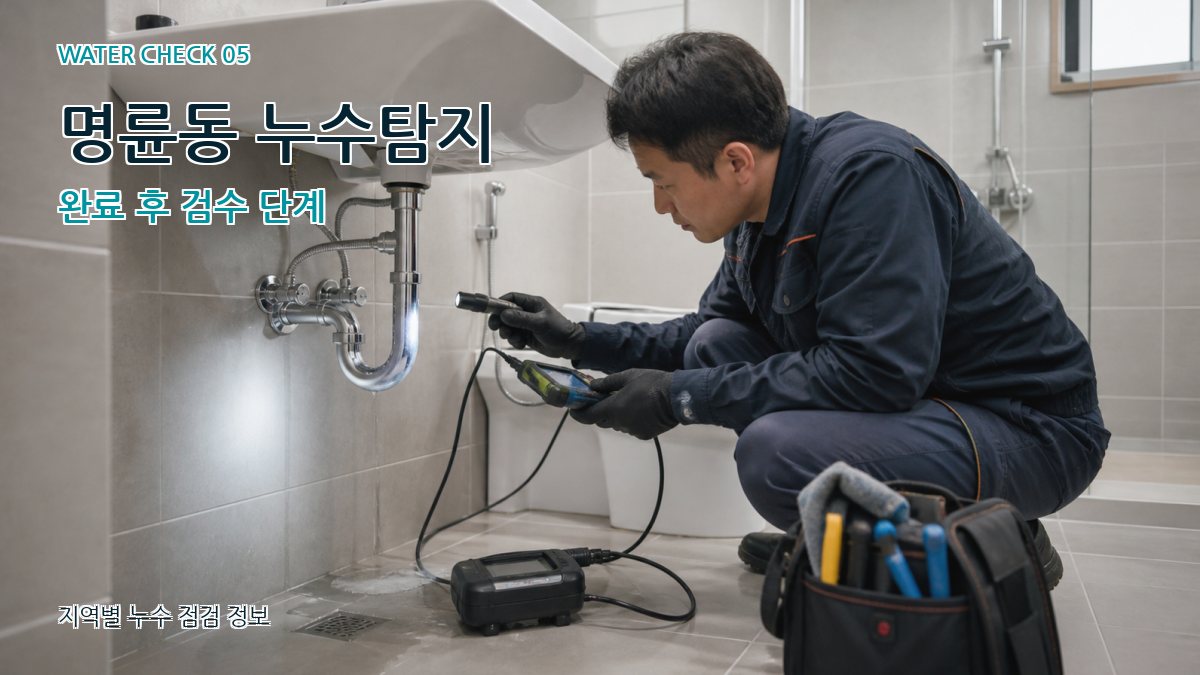 명륜동 누수공사 누수탐지 이미지