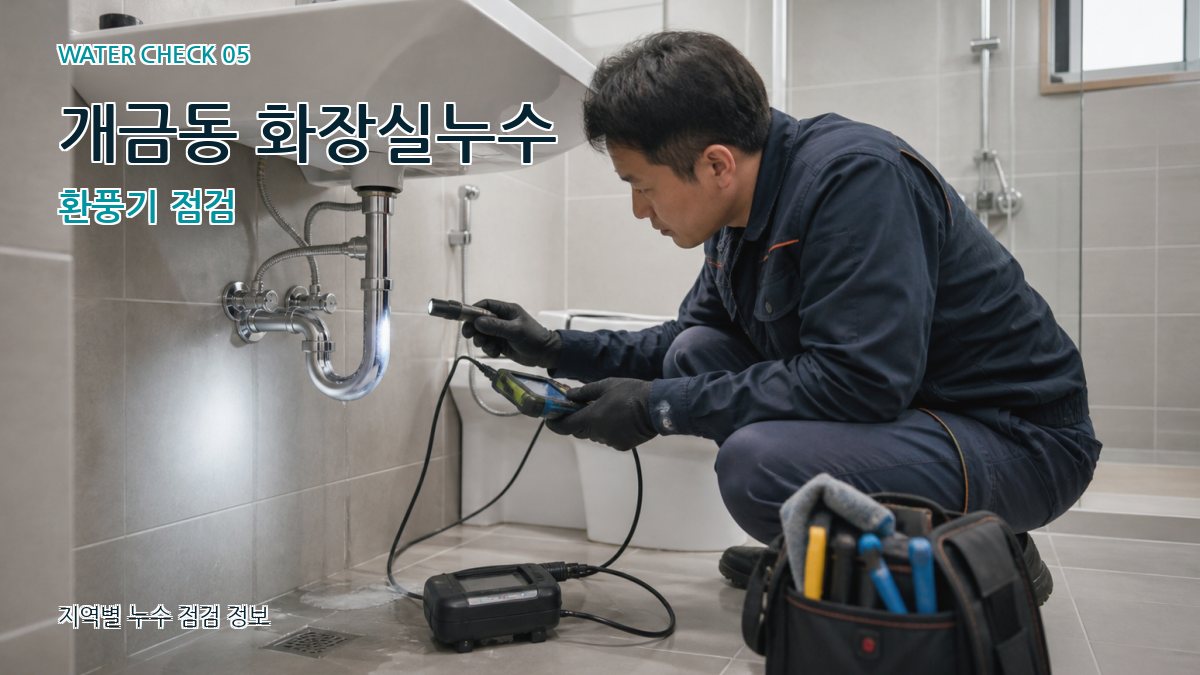 개금동 누수공사 누수탐지 이미지