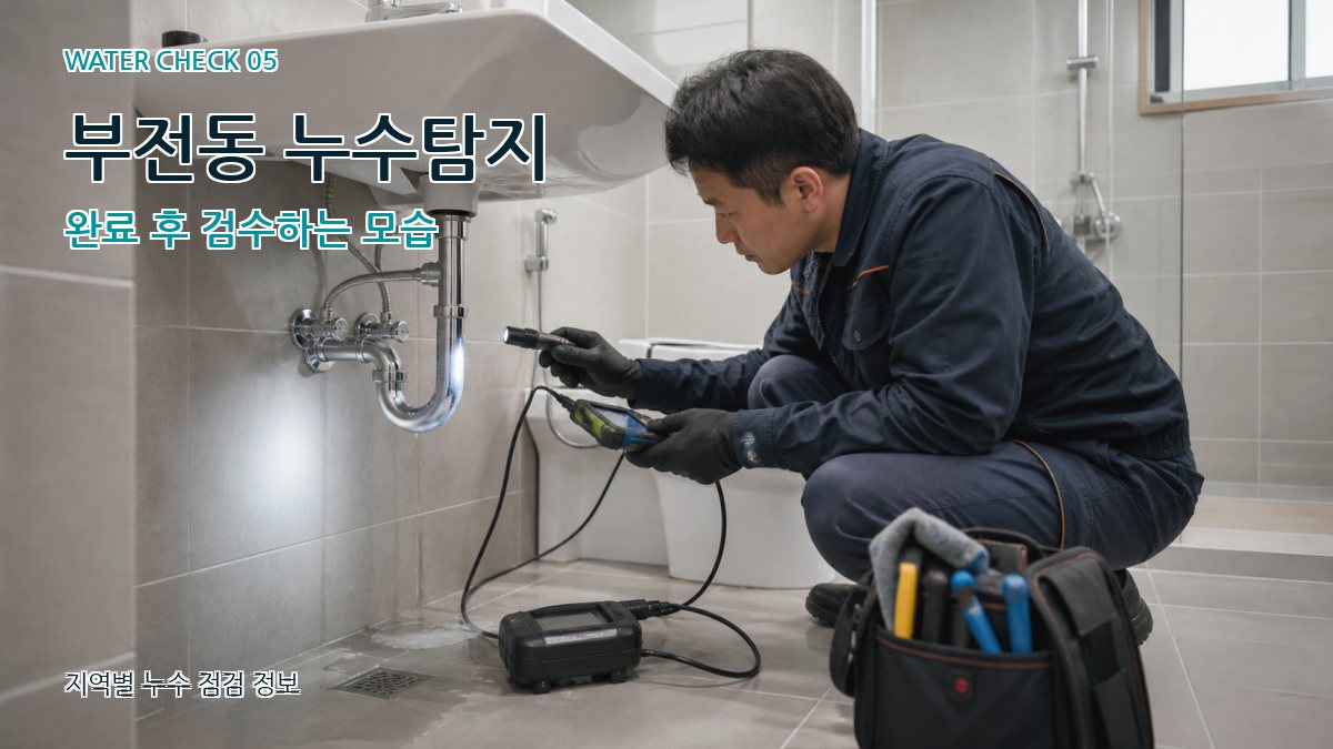 부전동 누수공사 누수탐지 이미지