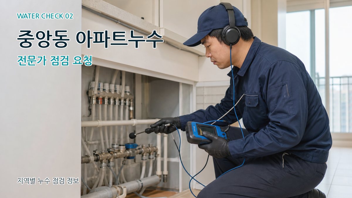 중앙동 화장실누수 누수탐지 이미지