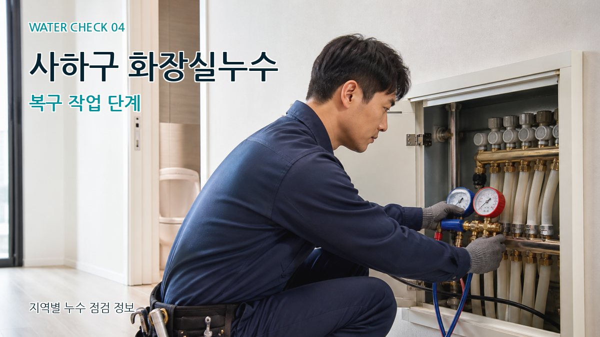 사하구 누수탐지 누수탐지 이미지